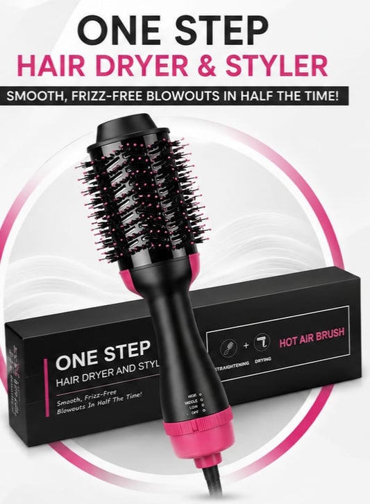 3-in-1 One Step Hair Dryer Brush | Hot Air Hair Styler, Volumizer & Straightening Brush