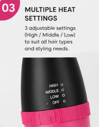 3-in-1 One Step Hair Dryer Brush | Hot Air Hair Styler, Volumizer & Straightening Brush
