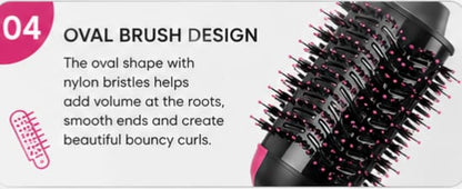 3-in-1 One Step Hair Dryer Brush | Hot Air Hair Styler, Volumizer & Straightening Brush